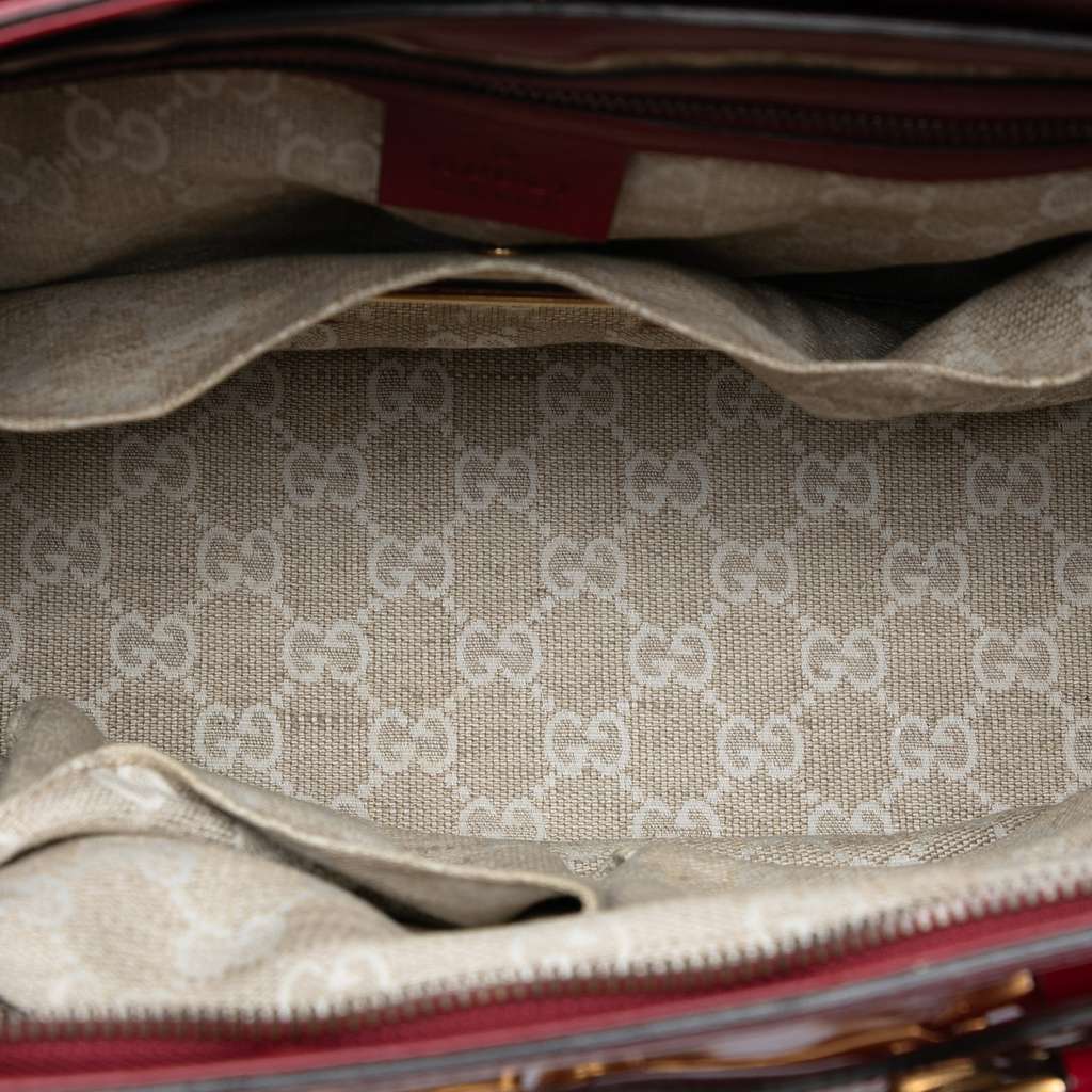 Gucci Patent Bright Bit Satchel - 4