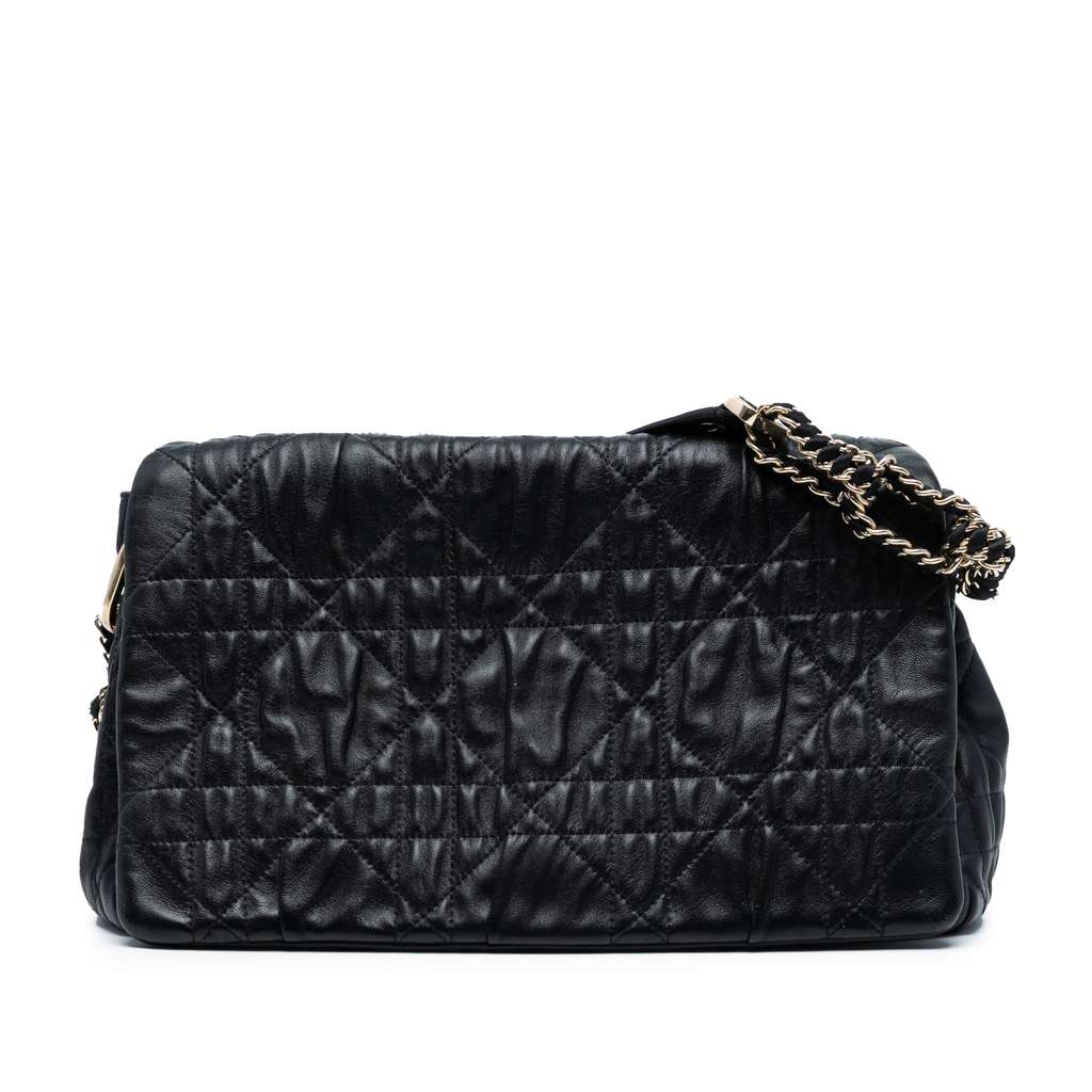 Dior Lambskin Cannage Gaufre Delices Flap