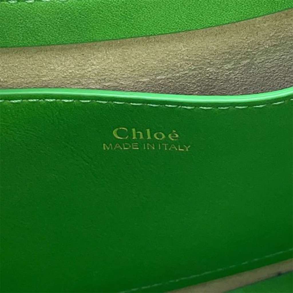 Chloé Small Leather Kiss Satchel - Side view