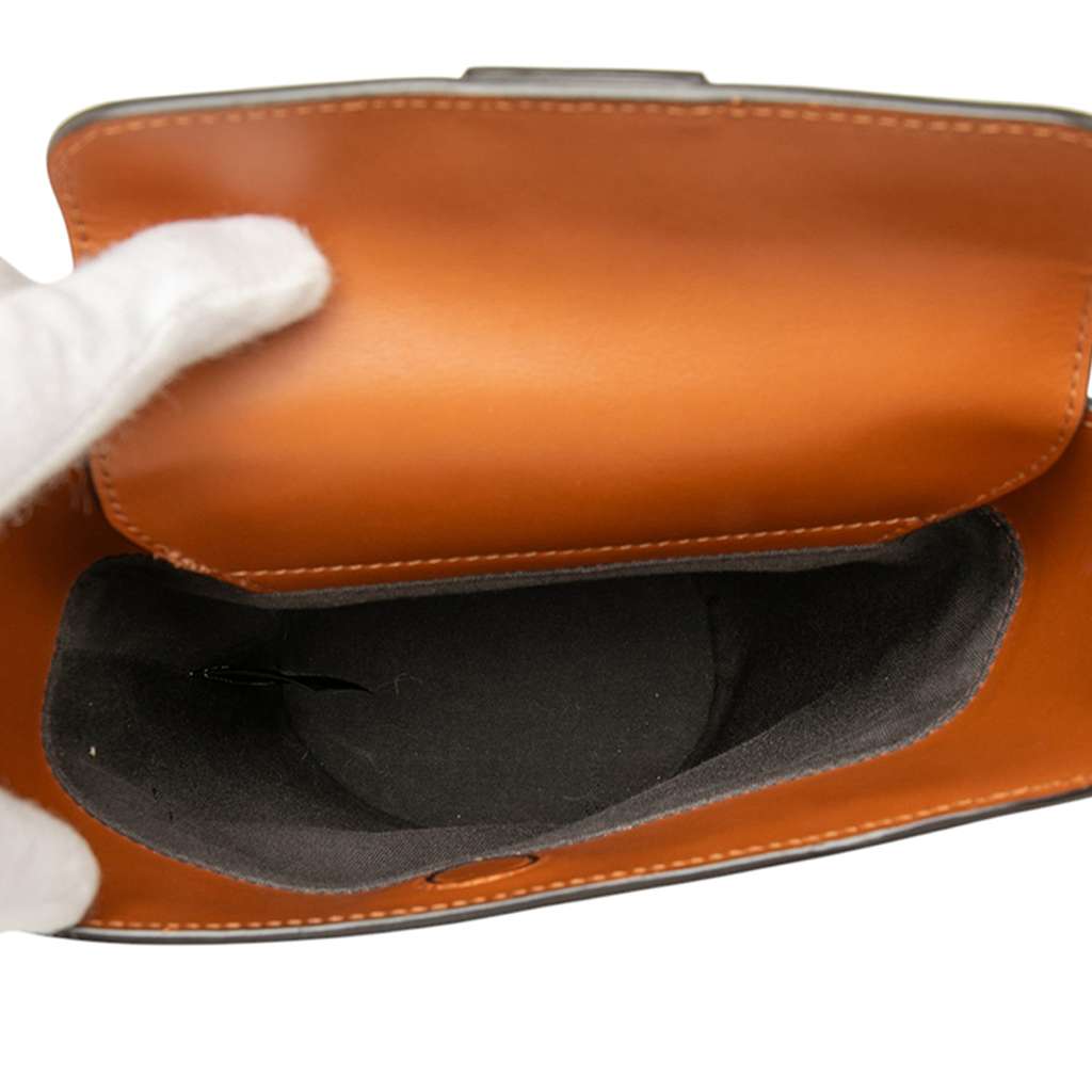 Fendi Leather Debossed Logo Bucket Bag - 4