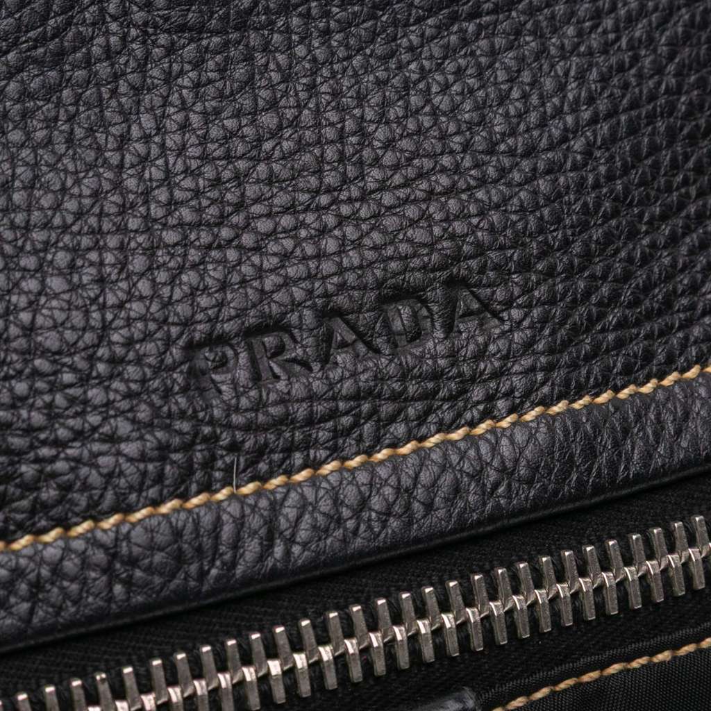 Prada Leather and Tessuto Shoulder Bag - Detail 2