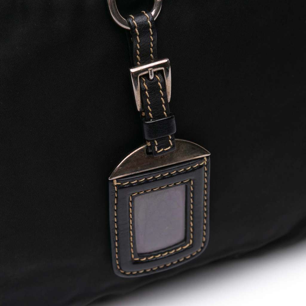 Prada Leather and Tessuto Shoulder Bag - Image 10