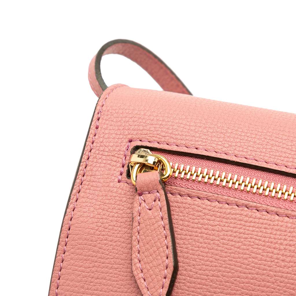 Burberry Small Leather and House Check Canvas Derby Macken Crossbody - Detail 2