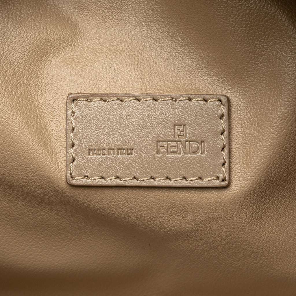 Fendi Zucchino Canvas Pouch - Side view