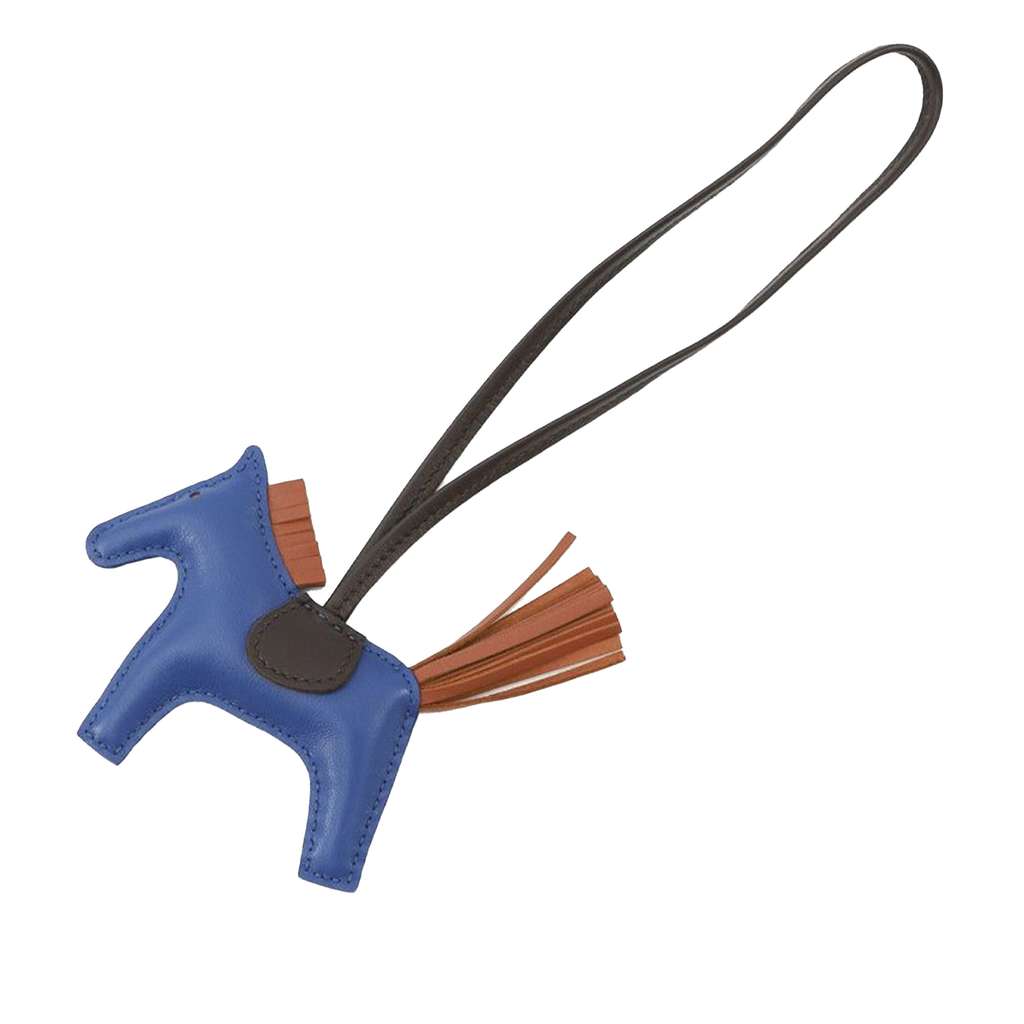 Hermès Milo Lambskin Grigri Rodeo Horse Bag Charm PM