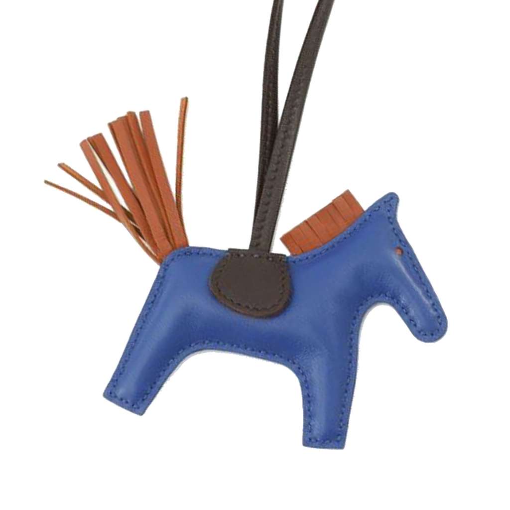 Hermès Milo Lambskin Grigri Rodeo Horse Bag Charm PM - Side view