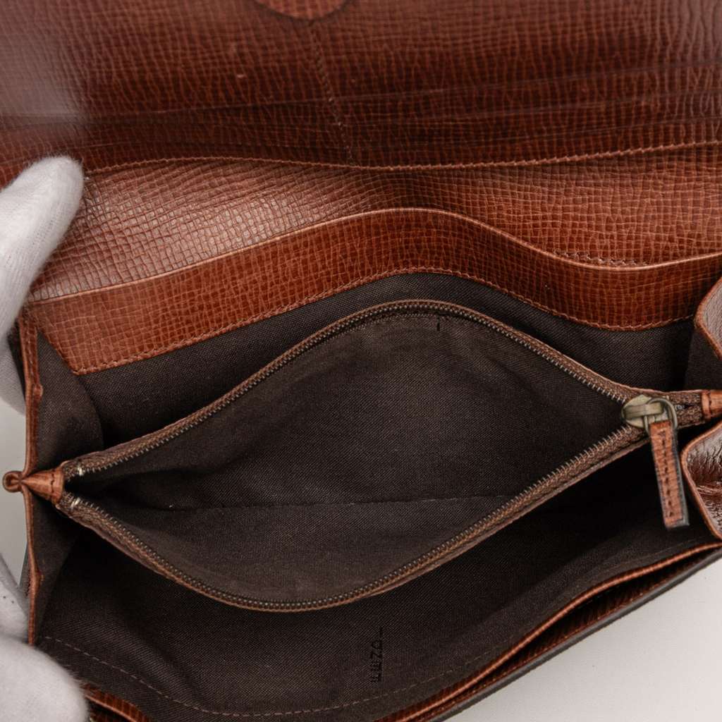 Fendi Zucca Coated Canvas Trifold Long Wallet - 4