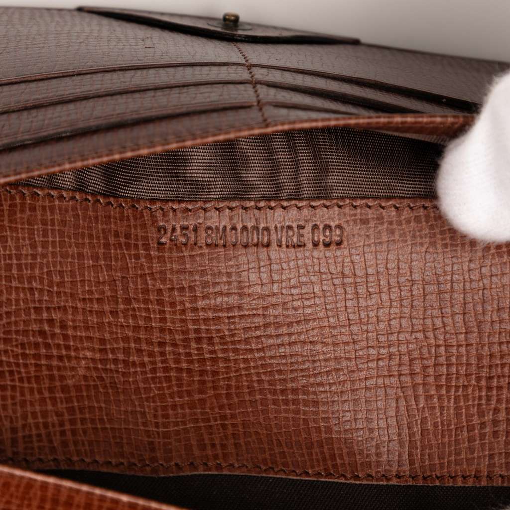 Fendi Zucca Coated Canvas Trifold Long Wallet - Side view