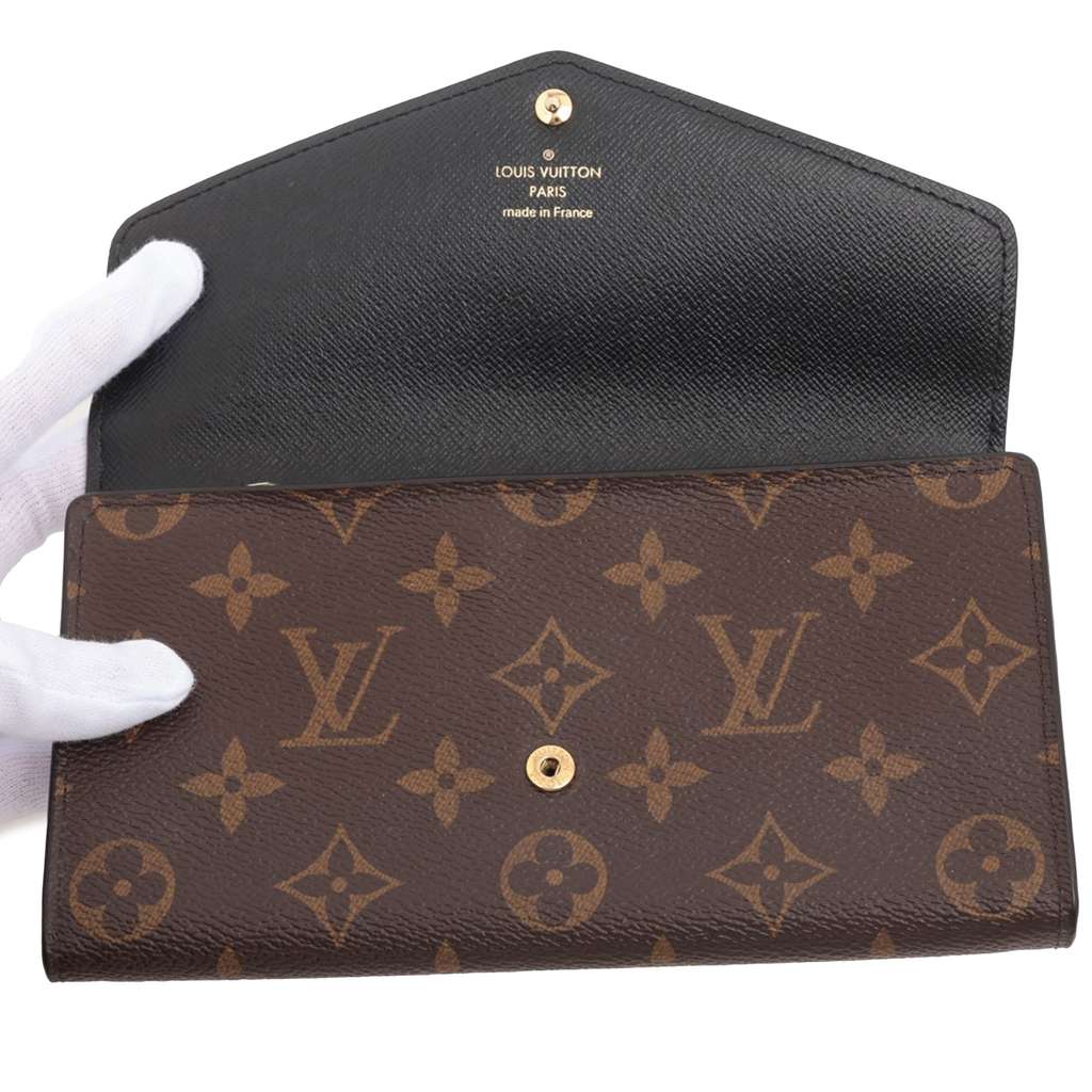 Louis Vuitton Monogram Sarah Reverse Long Wallet - Image 6