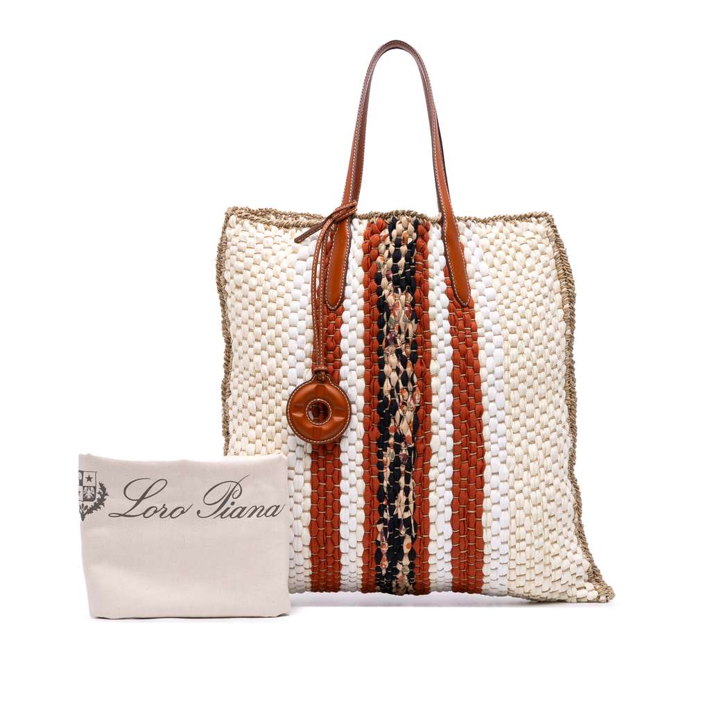 Loro Piana Crochet Wool and Silk Blossom Tote - Image 10