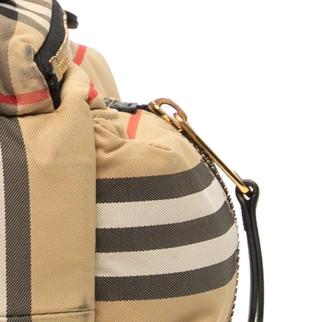 Burberry House Check Canvas Backpack - Detail 1