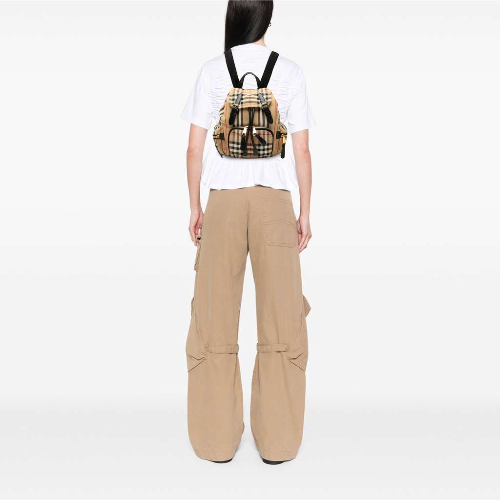 Burberry House Check Canvas Backpack - Detail 2
