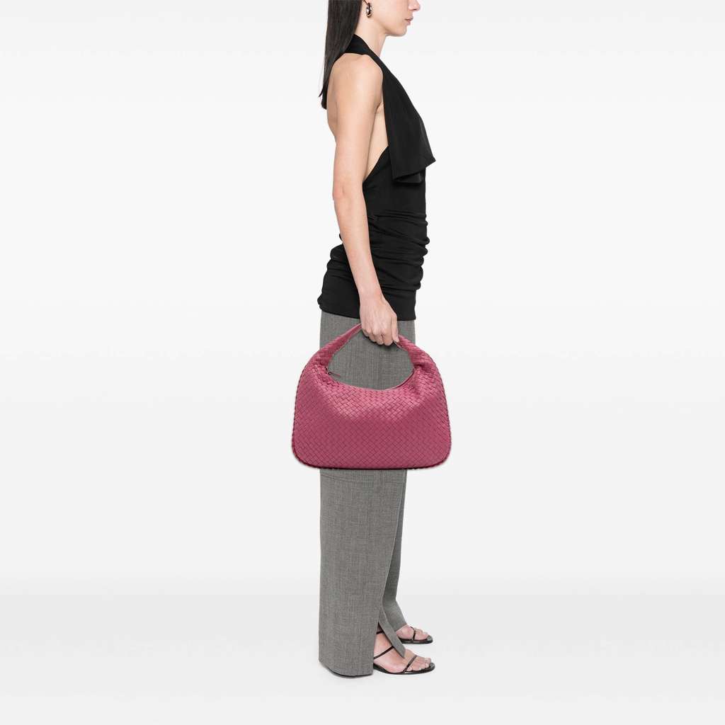 Bottega Veneta Small Nappa Intrecciato Veneta Hobo - Image 14