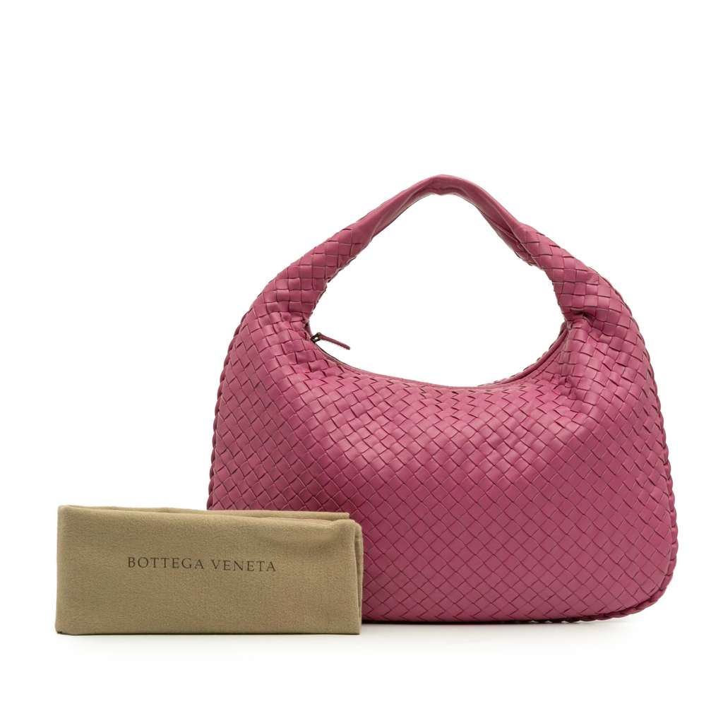 Bottega Veneta Small Nappa Intrecciato Veneta Hobo - Image 15