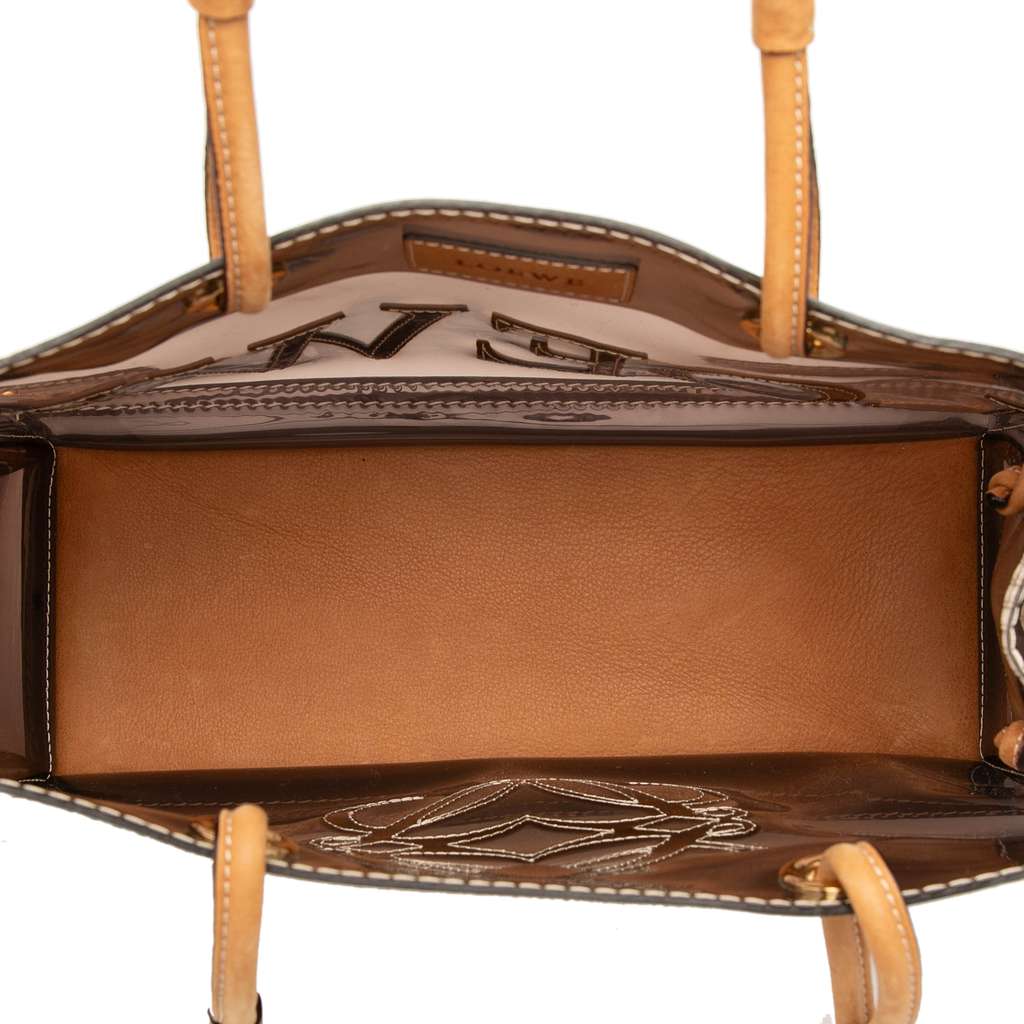 Loewe PVC and Leather Anagram Tote - 4