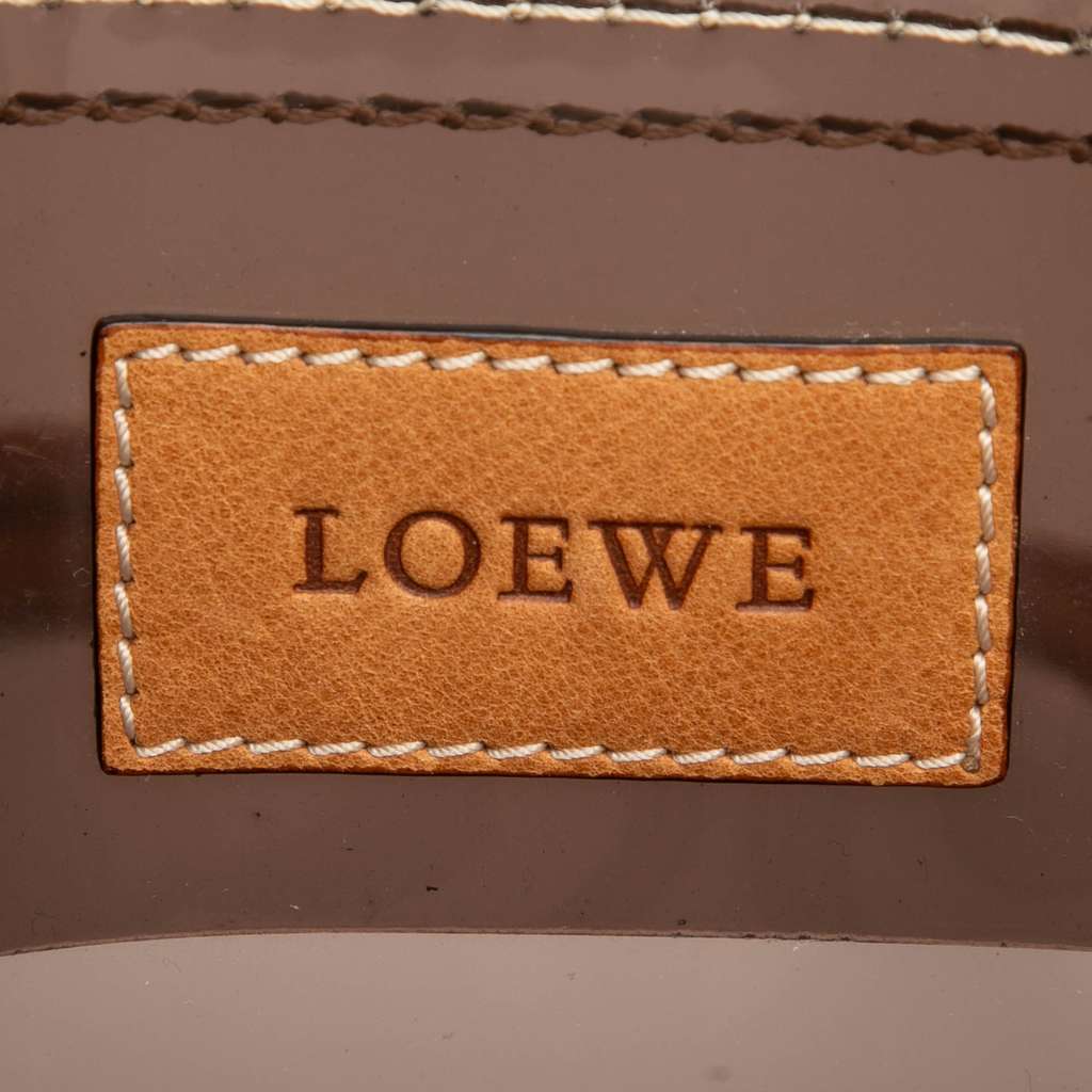 Loewe PVC and Leather Anagram Tote - Side view