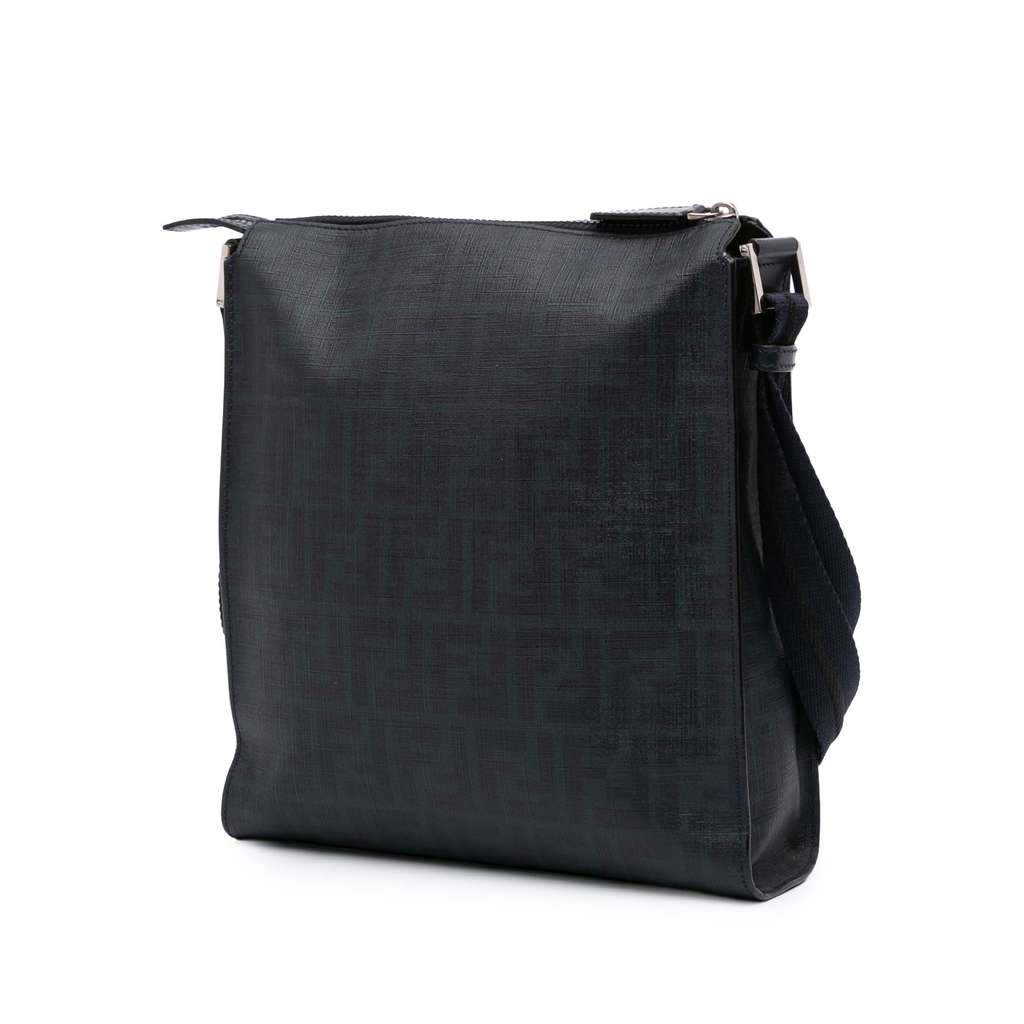 Fendi Zucca Coated Canvas Crossbody - Back view