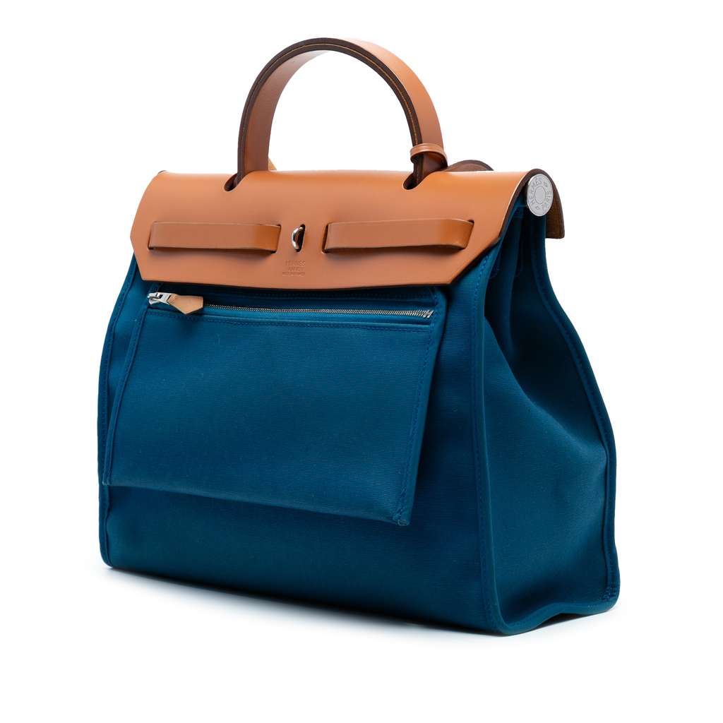 Hermès Toile Herbag Zip 31 - Back view