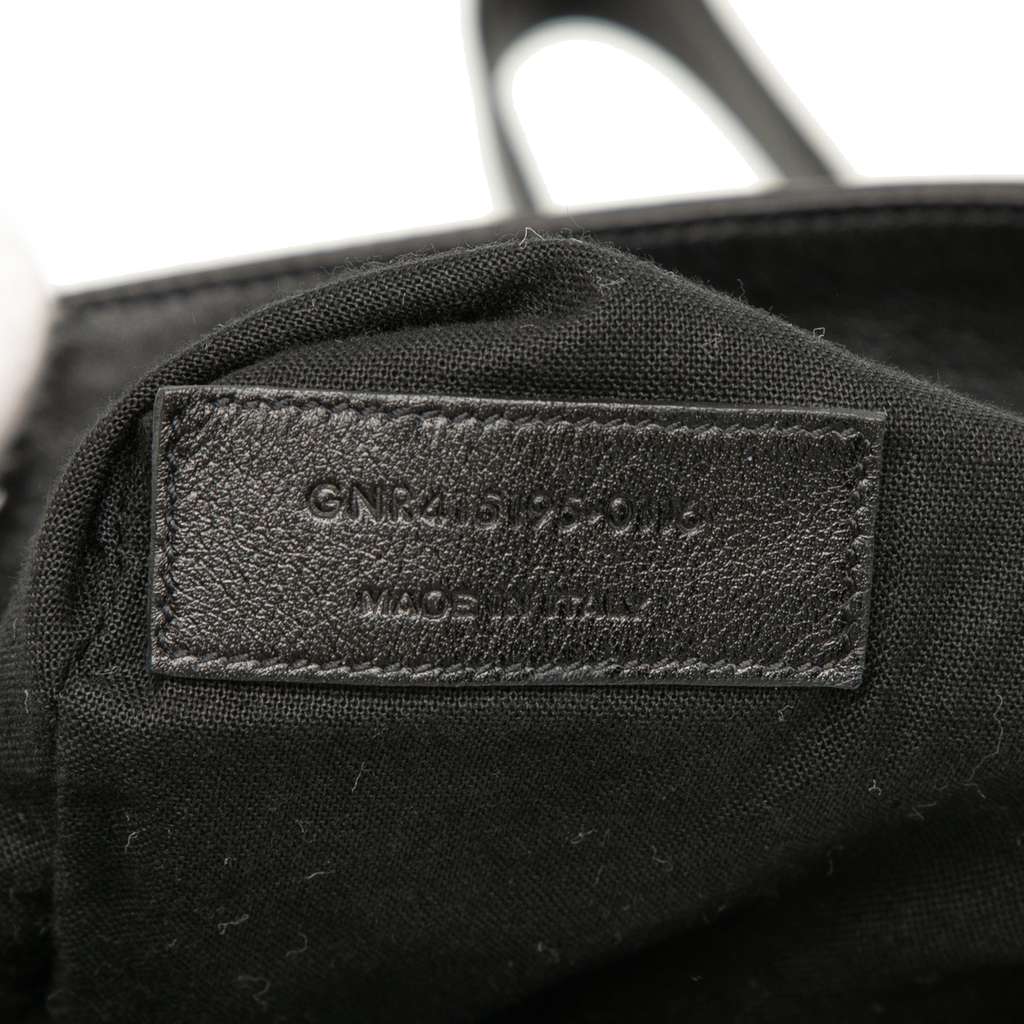 Saint Laurent Leather Prairie Floral Printed Festival Backpack - Detail 1