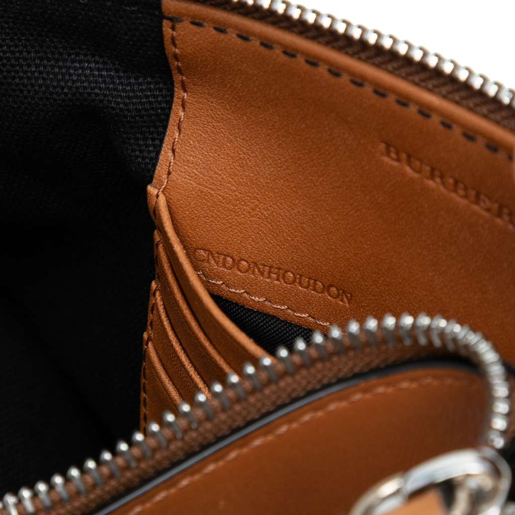 Burberry Mega Check Canvas Peyton Crossbody - Detail 1