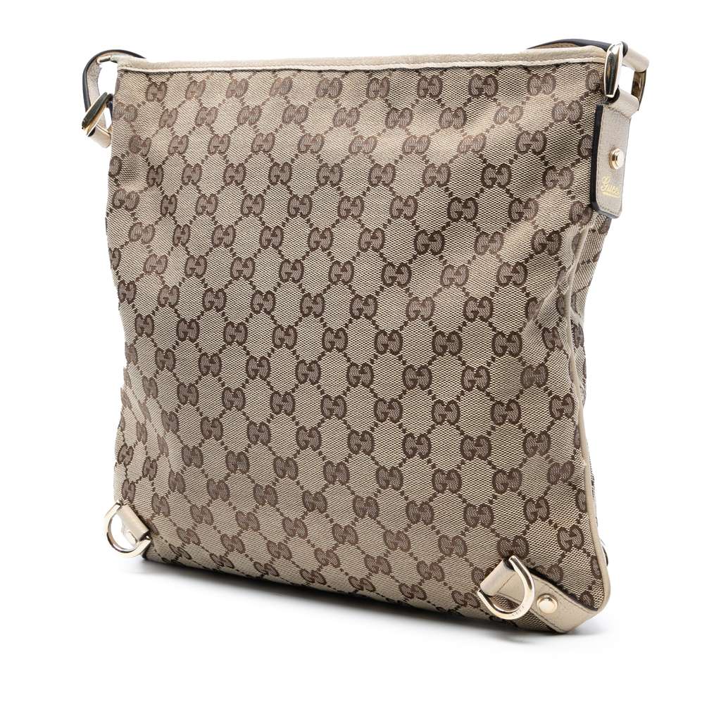 Gucci GG Canvas Abbey D Ring Crossbody - Back view