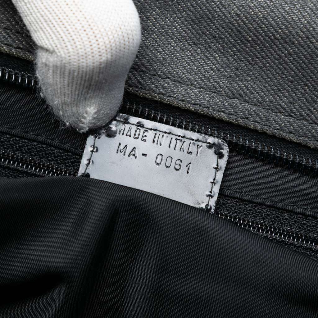 Dior Perforated Lambskin Cannage and Denim Malice Handbag - Detail 1