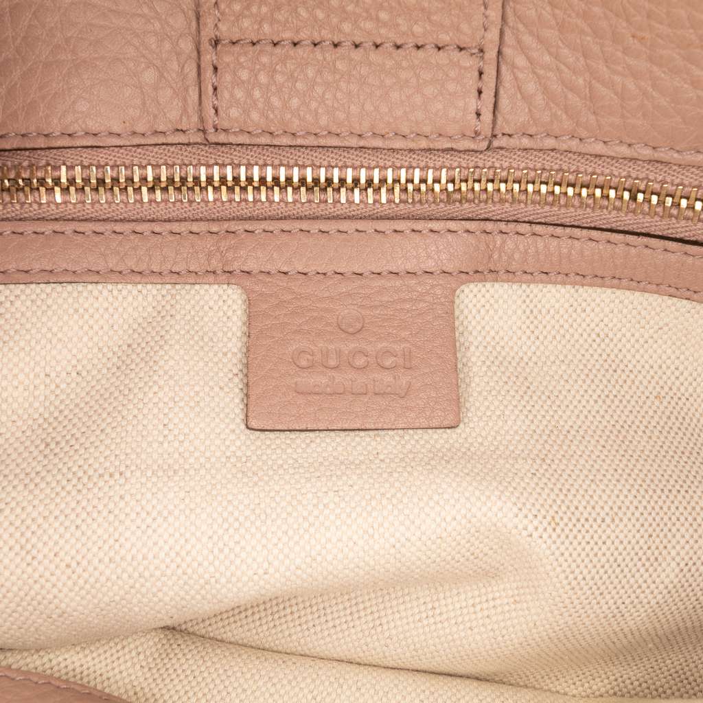 Gucci Medium Calfskin Bamboo Shopper Satchel - Side view