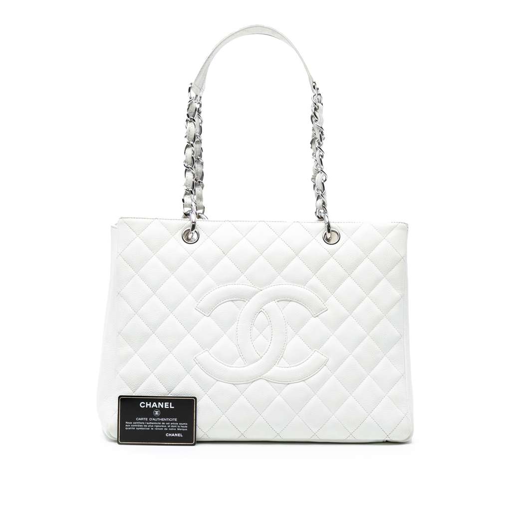 Chanel Caviar Grand Shopping Tote - Image 10