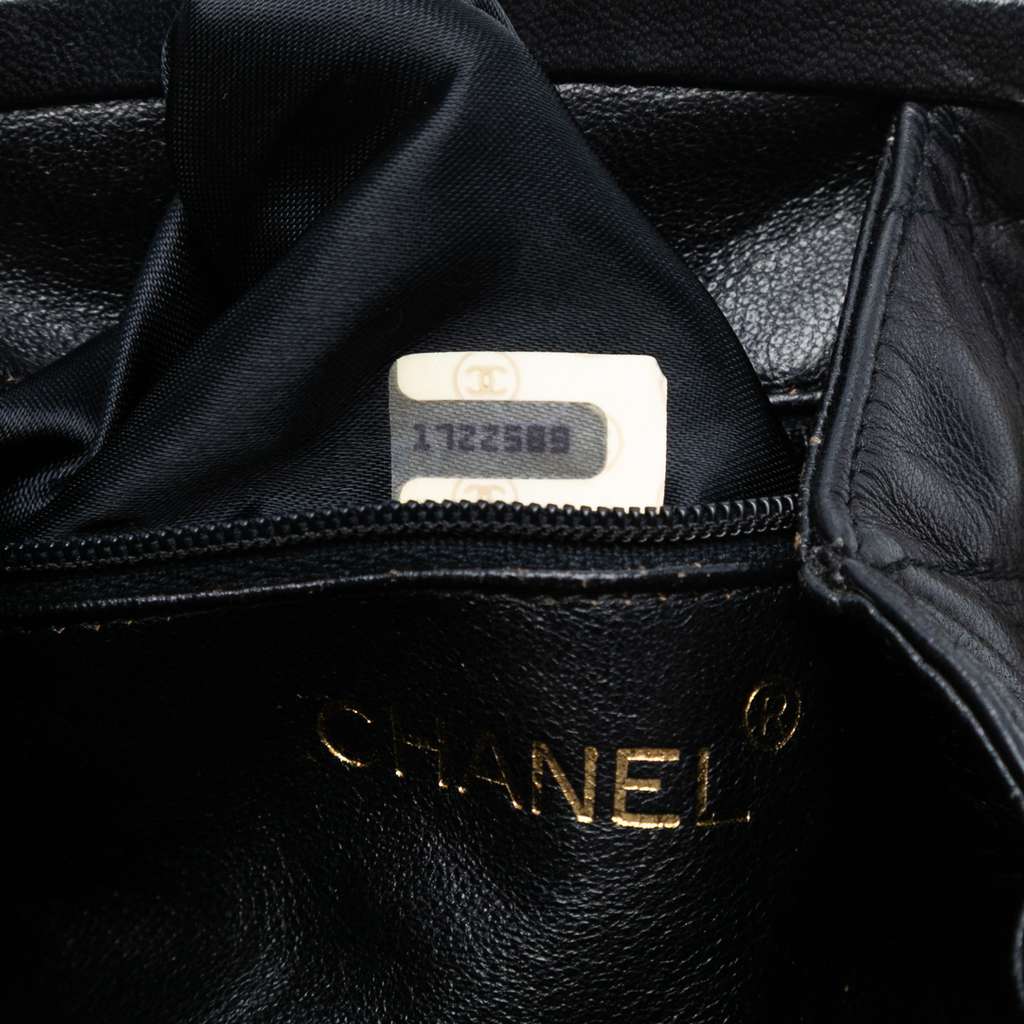 Chanel Quilted Lambskin Frame Bijoux Chain Kiss Lock Belt Bag - Side view