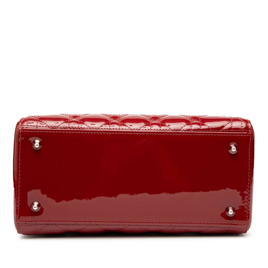 Dior Medium Patent Cannage Lady Dior - Image 6