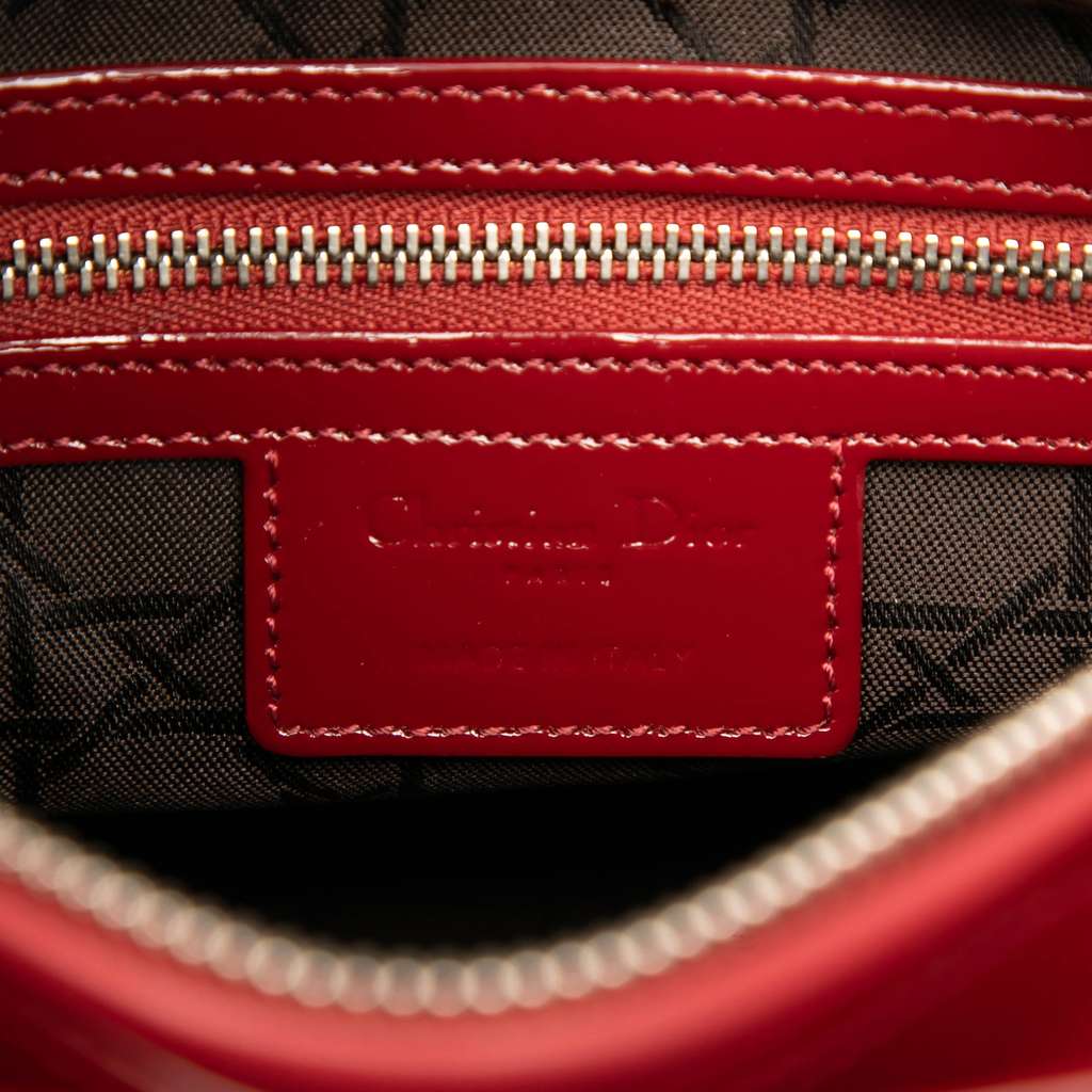 Dior Medium Patent Cannage Lady Dior - Side view