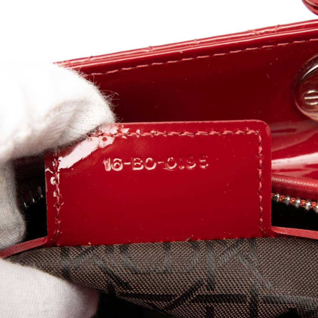Dior Medium Patent Cannage Lady Dior - Detail 1