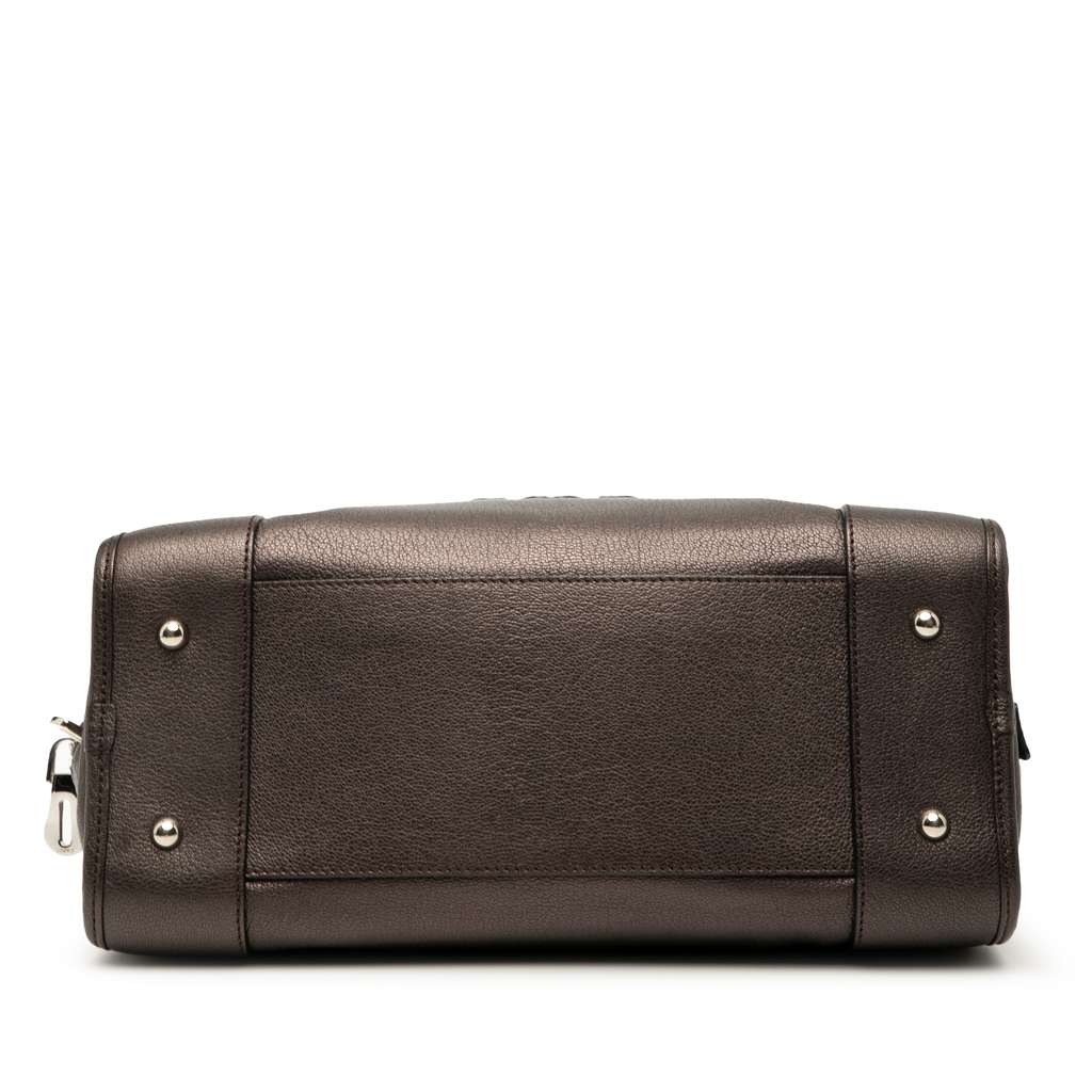 Loewe Metallic Goatskin Amazona 28 - Back view