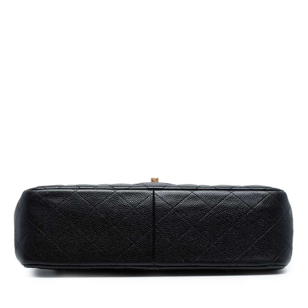 Chanel Jumbo Classic Caviar Double Flap - 3