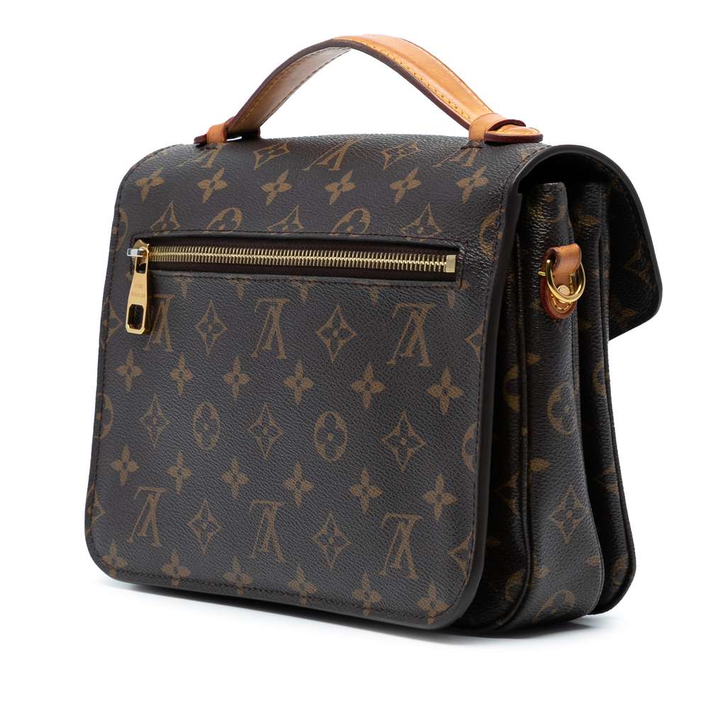 Louis Vuitton Monogram Pochette Metis - Back view