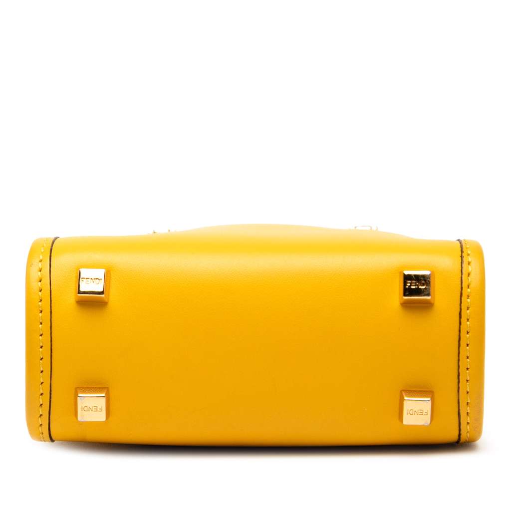 Fendi Mini Leather Sunshine Shopper Tote - Image 6