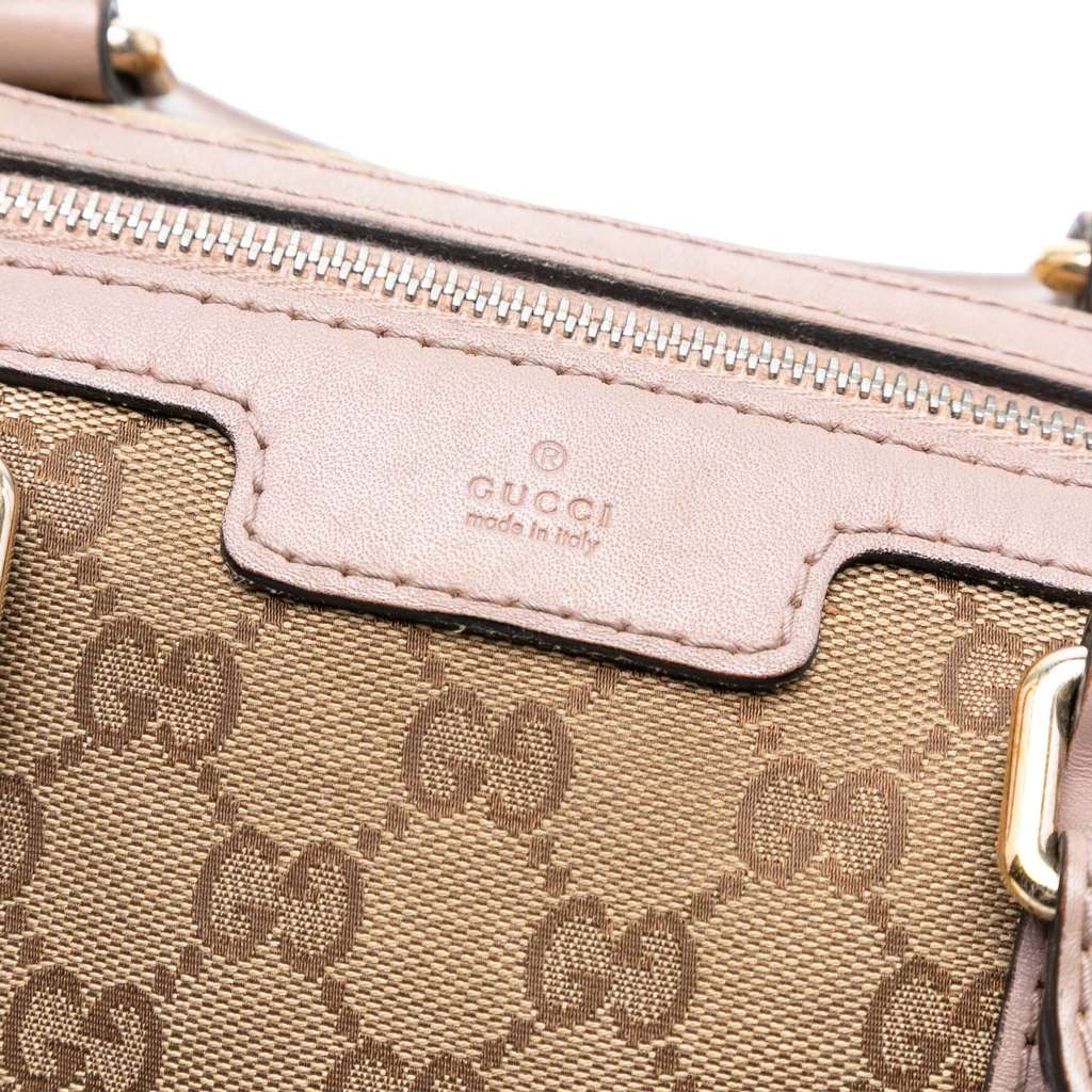 Gucci Medium GG Canvas Joy Boston Bag - Side view