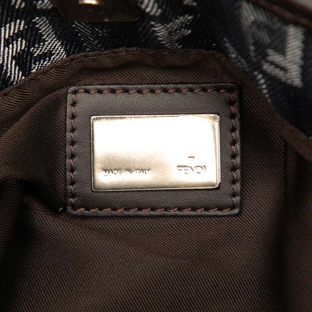 Fendi Zucchino Denim Tote - Side view