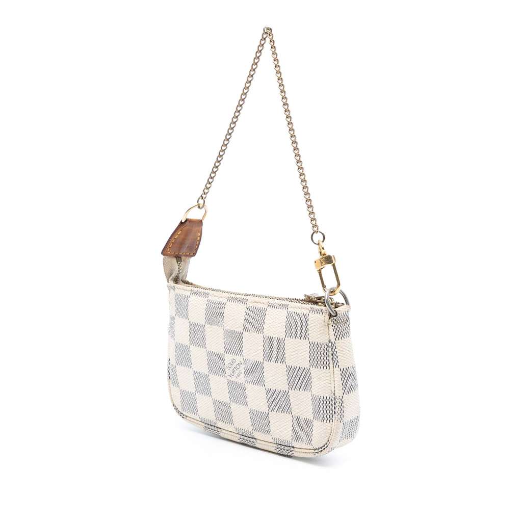 Louis Vuitton Damier Azur Mini Pochette Accessoires - Back view