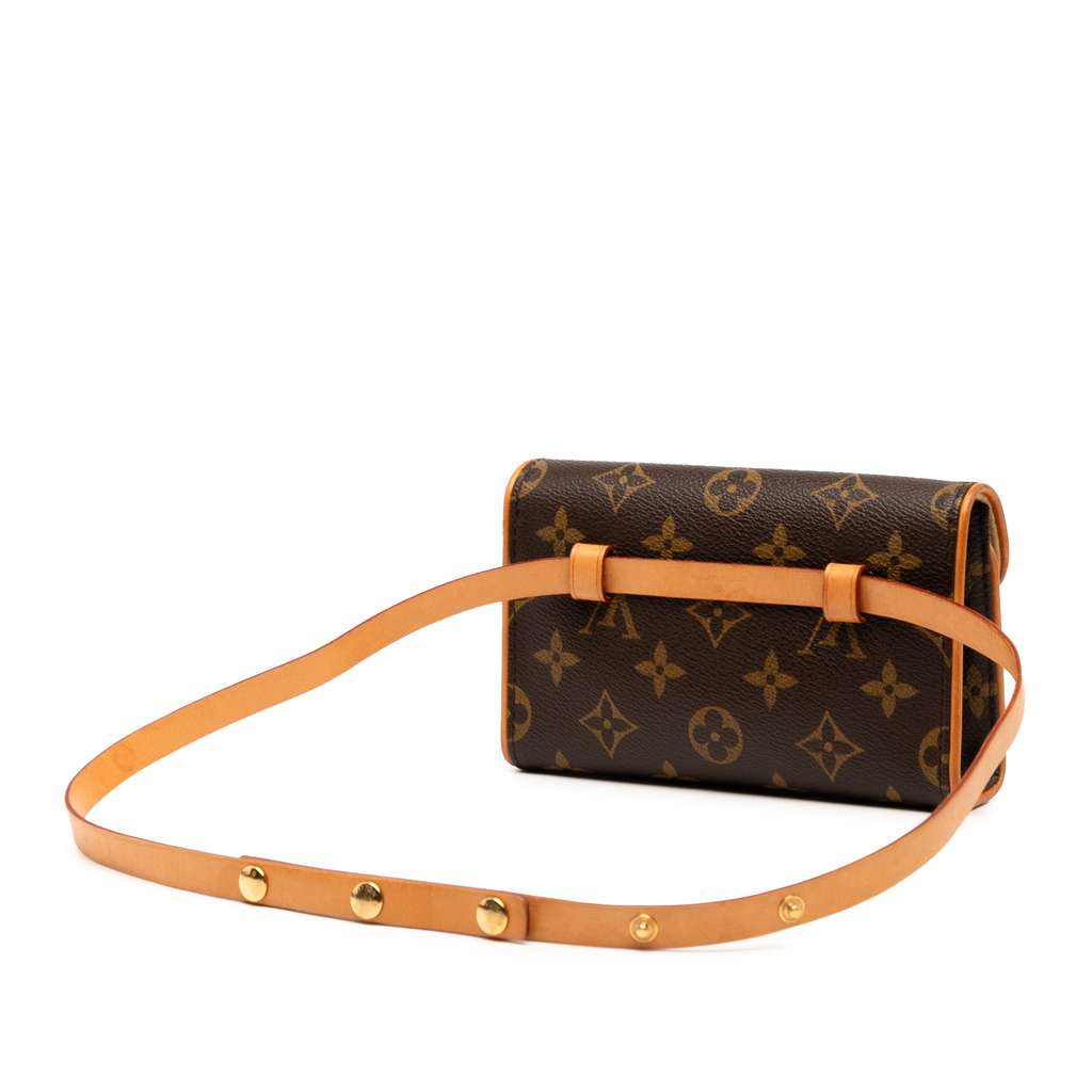 Louis Vuitton Monogram Pochette Florentine - Back view