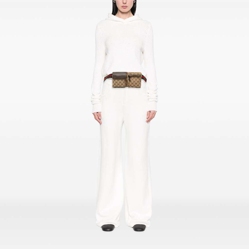 Gucci GG Canvas Web Double Pocket Belt Bag - Detail 2