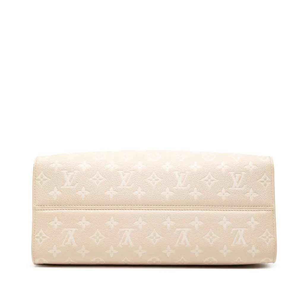 Louis Vuitton Monogram Empreinte Spring In The City Onthego MM Brown Leather Very good - Inside View