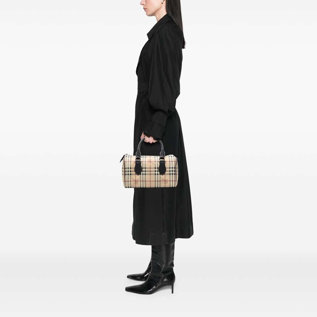 Burberry Medium Haymarket Check Coated Canvas Chester Bowling Bag - Detail 2