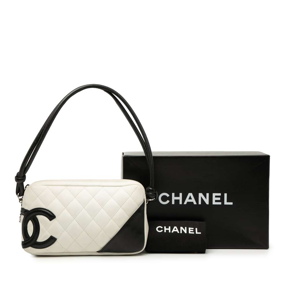 Chanel Lambskin Cambon Ligne Pochette - Image 10