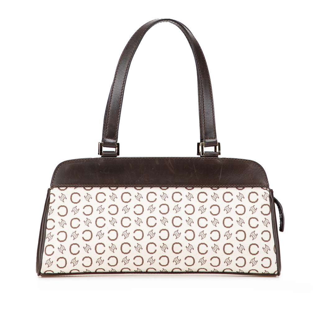Celine C Macadam Canvas Handbag