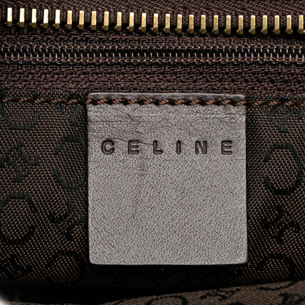 Celine C Macadam Canvas Handbag - Side view