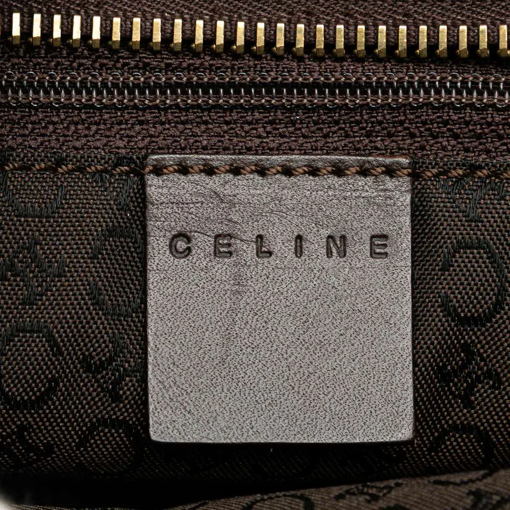 Celine C Macadam Canvas Handbag Brown Canvas Very good - Box View