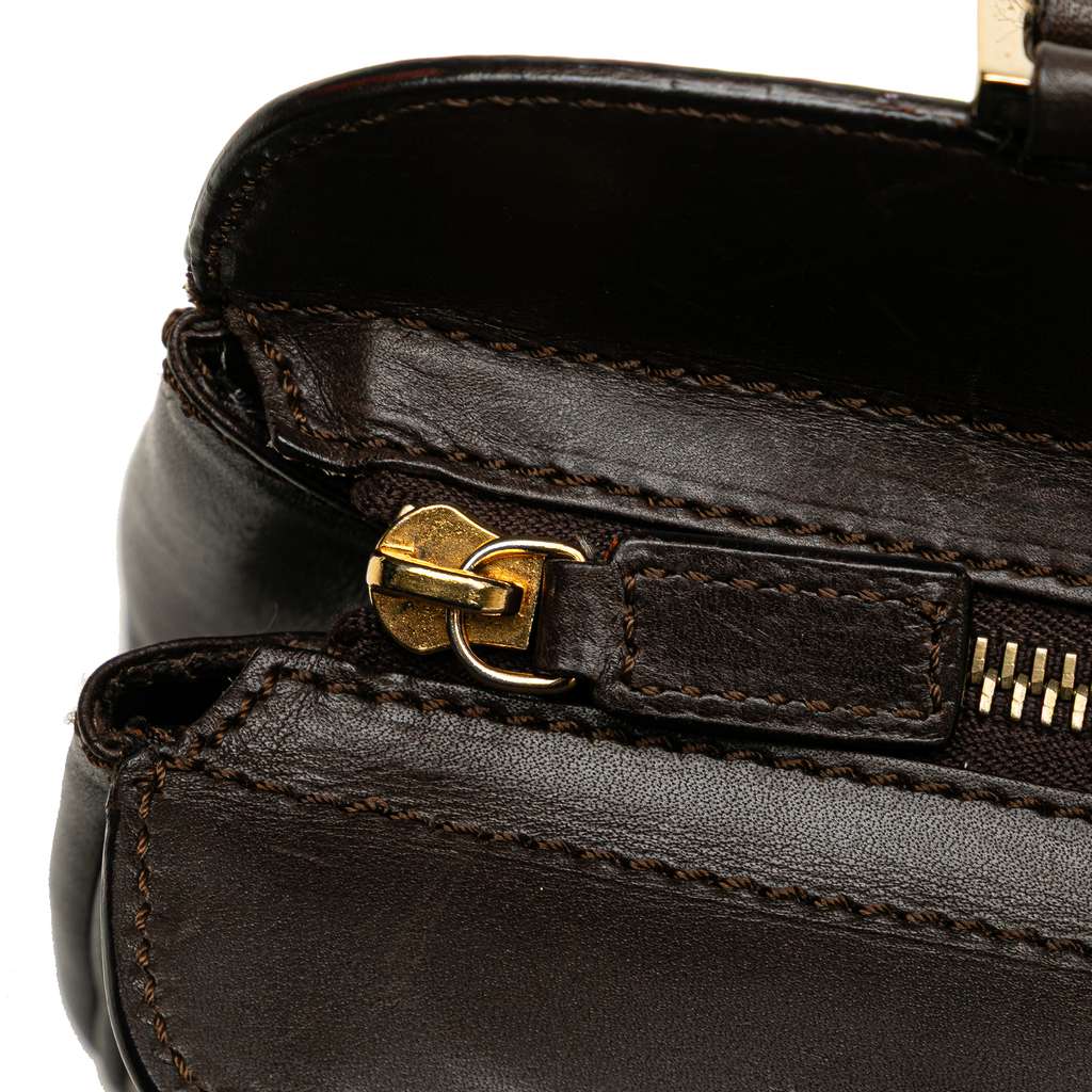 Celine C Macadam Canvas Handbag - Image 10