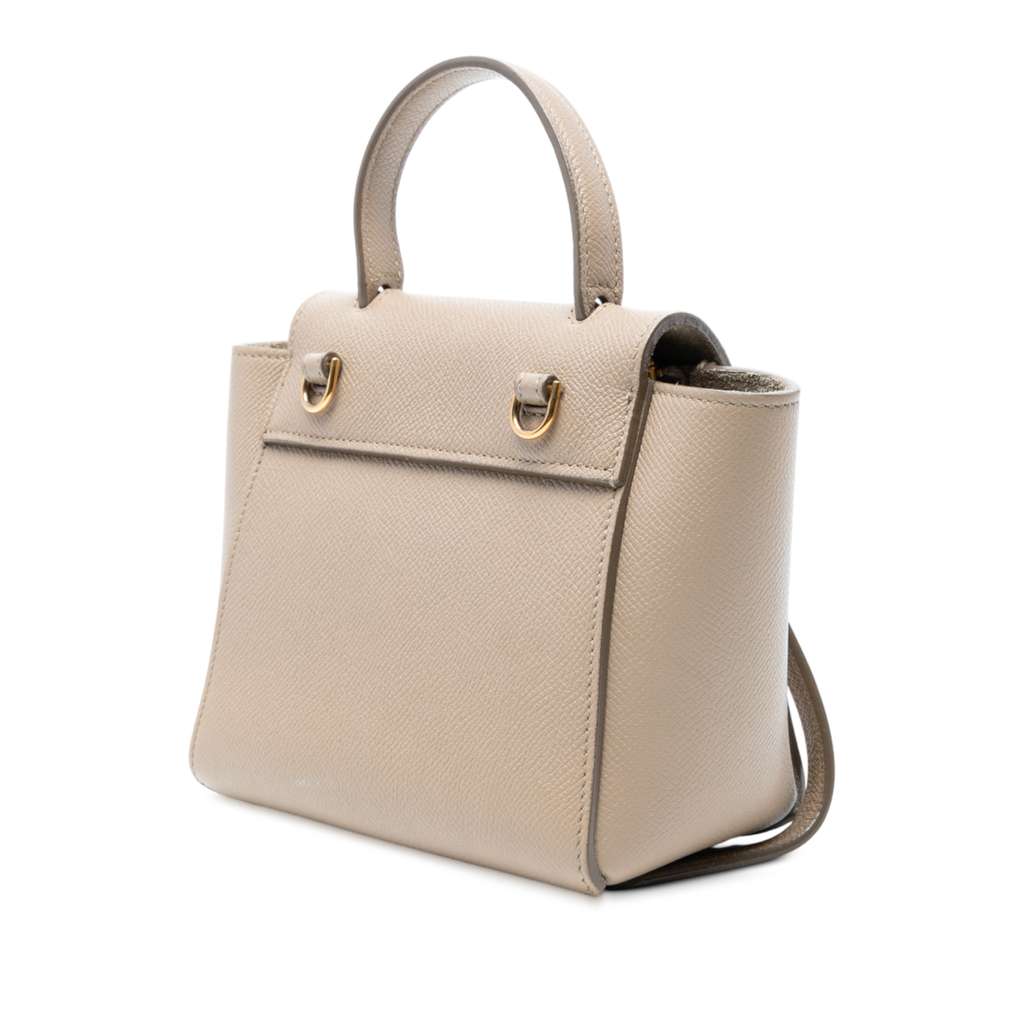 Celine Pico Grained Calfskin Belt Bag - Back view