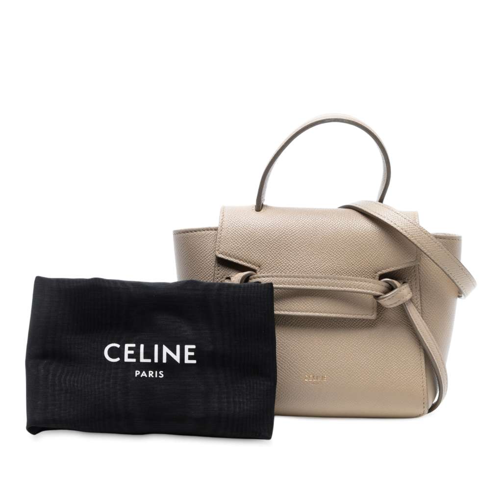Celine Pico Grained Calfskin Belt Bag - Image 10